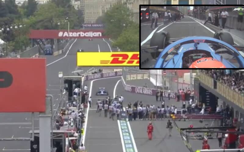 - VİDEO: Esteban Ocon, Bakü pit alanı olayında neredeyse fotoğrafçılarla çarpışıyor